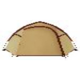 Coleman Darwin 3 Plus Summer, Tente Beige/rouge foncé