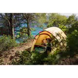 Coleman Darwin 3 Plus Summer, Tente Beige/rouge foncé