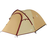 Coleman Darwin 3 Plus Summer, Tente Beige/rouge foncé