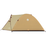 Coleman Darwin 3 Plus Summer, Tente Beige/rouge foncé