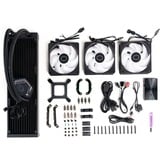 Cooler Master MasterLiquid 360 Atmos, Watercooling Noir, Connecteur de ventilateur PWM à 4 broches