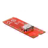 DeLOCK Convertisseur M.2 Key M vers 1 x OCuLink SFF-8612, Carte d'interface 