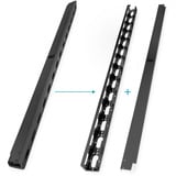 Digitus Canaux de gestion des câbles pour armoires serveurs 42U, Guide-câble Noir