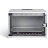 Digitus Ensemble réseau SOHO Pro 19" 540x400 mm (LxP), Armoire informatique Gris clair