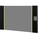 Digitus Porte avant en verre pour boîtier mural 19" 7HE série Unique, Panneau avant Noir
