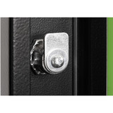 Digitus Porte avant en verre pour boîtier mural 19" 7HE série Unique, Panneau avant Noir