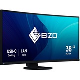 EIZO EV3895-BK 37.5" incurvé Moniteur Noir, 95,2 cm (37.5"), 3840 x 1600 pixels, UltraWide Quad HD+, LED, 5 ms, Noir