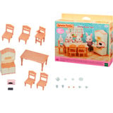 EPOCH Sylvanian Families - Salle à manger maison de campagne, Jouets de construction 
