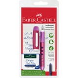 Faber-Castell ST37 stylo-plume Violet Violet, Violet, Acier iridium, Pour gaucher