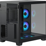 Fractal Design Fractal Design Pop 2 Vision RGB boîtier midi tower Noir | 1x USB-A | 1x USB-C | RGB | Verre Trempé