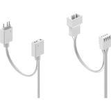 Fractal Design PWM Aspect 12 RGB ventilateur de boîtier Blanc, 120 x 120 x 25 mm