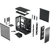 Fractal Design Summit Ambience boîtier midi tower Noir | 2x USB-A | 1x USB-C | RGB | Window