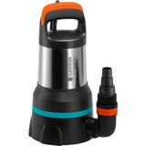 GARDENA Pompe eau propre/eau sale 19500 Sonde Aqua, Pompe submersible et pression Noir/en acier inoxydable, 9049-20