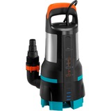 GARDENA Pompe eau propre/eau sale 19500 Sonde Aqua, Pompe submersible et pression Noir/en acier inoxydable, 9049-20