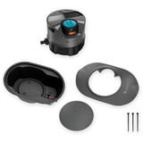 GARDENA Système d'arrosage Pipeline AquaPrecise, souterrain, Systèmes de gicleurs Gris/Turquoise