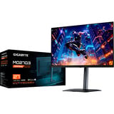 GIGABYTE MO27Q3 QD-OLED 27" Moniteur gaming Noir, 1x DisplayPort, 2x HDMI, 1x USB-C, 2x USB-A, 360 Hz, 360Hz, 0.03ms, 250 cd/m², G-Sync Compatible, FreeSync Premium Pro, Display HDR True Black 400, HDMI 2.1, DisplayPort 1.4, 68,6 cm (27"), 2560 x 1440 pixels, Quad HD, QD-OLED, 0,03 ms, Noir