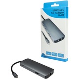 Inter-Tech 88885665, Adaptateur Argent foncé