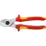 KNIPEX Coupe-câbles 95 16 165, Tenailles de cran isolées par gaines bi-matière, certifiées VDE