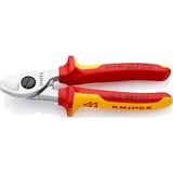 KNIPEX Coupe-câbles 95 16 165, Tenailles de cran isolées par gaines bi-matière, certifiées VDE