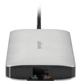 Kensington UH1400P Station d’accueil mobile USB-C 8 en 1 sans pilote, Station d'accueil Argent, USB 3.2 Gen 1 (3.1 Gen 1) Type-C, 85 W, 10,100,1000 Mbit/s, Noir, Argent, MicroSD (TransFlash), SD, Chine