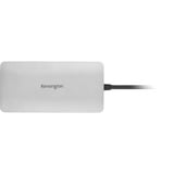 Kensington UH1400P Station d’accueil mobile USB-C 8 en 1 sans pilote, Station d'accueil Argent, USB 3.2 Gen 1 (3.1 Gen 1) Type-C, 85 W, 10,100,1000 Mbit/s, Noir, Argent, MicroSD (TransFlash), SD, Chine