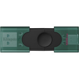 Kingston DataTraveler Duo 128 Go, Clé USB Vert/Noir, DTDEG2/128Go