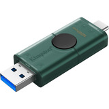 Kingston DataTraveler Duo 128 Go, Clé USB Vert/Noir, DTDEG2/128Go