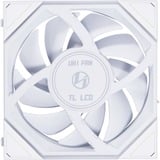 Lian Li 12RTLLCD1W, Ventilateur de boîtier Blanc