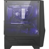 MSI MAG FORGE 100M boîtier midi tower Noir | 2x USB-A | RGB | Verre Trempé