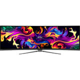 MSI MPG 491CQPXDE QD-OLED écran plat de PC 124,5 cm (49") 5120 x 1440 pixels Dual QHD Noir Moniteur UltraWide gaming incurvé Noir, 1x DisplayPort, 2x HDMI, 1x USB-C, 2x USB-A, 240 Hz, 124,5 cm (49"), 5120 x 1440 pixels, Dual QHD, QD-OLED, 0,03 ms, Noir
