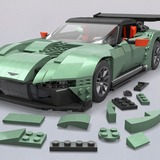 Mattel Hot Wheels – Aston Martin Vulcan, Jouets de construction Jeu de construction, 10 an(s), Plastique, 986 pièce(s), 1,83 kg