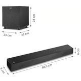 Medion Life S61022 Barre de son Dolby Atmos Noir