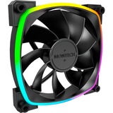 Montech RX120 PWM 120x120x25 ventilateur de boîtier RGB  Noir, 120 x 120 x 25 mm