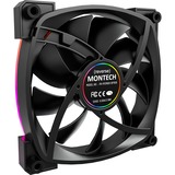 Montech RX120 PWM 120x120x25 ventilateur de boîtier RGB  Noir, 120 x 120 x 25 mm
