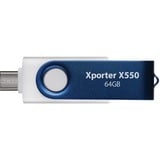 Patriot Xporter X550 64GB, Clé USB Bleu/Blanc