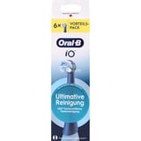 Procter & Gamble Oral-B iO Ultimative Reinigung 6er, Tête brosse à dent électrique Noir, 6 pièce(s), Noir, 3 mois, Oral-B, iO, Boîte avec crochet