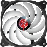 RAIJINTEK EOS 12 RBW ADD -2, Ventilateur de boîtier Noir/transparent, 2 pièces, Connecteur de ventilateur PWM à 4 broches