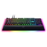 Razer BlackWidow V4 Pro RGB clavier gaming mécanique Noir, Layout DE (QWERTZ), Razer certified Mechanical Green Switches, 100%