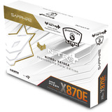 SAPPHIRE NITRO+ X870EA WIFI7 Phantom Link Polar carte mère socket AM5 Blanc/Noir