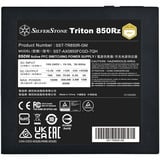 SilverStone Triton 850Rz alimentation  modulaire 850 watt Noir, 1x 12V-2x6, 2x PCIe