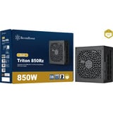 SilverStone Triton 850Rz alimentation modulaire 850 watt Noir, 1x 12V-2x6, 2x PCIe