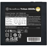 SilverStone Triton 850Rz alimentation modulaire 850 watt Noir, 1x 12V-2x6, 2x PCIe