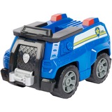 Spin Master Vehicule + Figurine Chase La Pat' Patrouille, Jeu véhicule Bleu, PAW Patrol Vehicule + Figurine Chase La Pat' Patrouille, Voiture de police, PAW Patrol, 3 an(s), Plastique, Noir, Bleu, Blanc