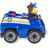 Spin Master Vehicule + Figurine Chase La Pat' Patrouille, Jeu véhicule Bleu, PAW Patrol Vehicule + Figurine Chase La Pat' Patrouille, Voiture de police, PAW Patrol, 3 an(s), Plastique, Noir, Bleu, Blanc