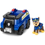 Spin Master Vehicule + Figurine Chase La Pat' Patrouille, Jeu véhicule Bleu, PAW Patrol Vehicule + Figurine Chase La Pat' Patrouille, Voiture de police, PAW Patrol, 3 an(s), Plastique, Noir, Bleu, Blanc