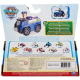 Spin Master Vehicule + Figurine Chase La Pat' Patrouille, Jeu véhicule Bleu, PAW Patrol Vehicule + Figurine Chase La Pat' Patrouille, Voiture de police, PAW Patrol, 3 an(s), Plastique, Noir, Bleu, Blanc