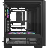 Thermaltake  boîtier midi tower Noir | 2x USB-A | 1x USB-C | RGB | Window