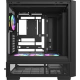Thermaltake  boîtier midi tower Noir | 2x USB-A | 1x USB-C | RGB | Window