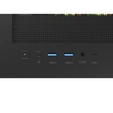 Thermaltake  boîtier midi tower Noir | 2x USB-A | 1x USB-C | RGB | Window