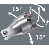Wera 8100 SA 13 Ensemble de cliquets Zyklop Comfort, 1/4", Set d'outils Noir/Vert